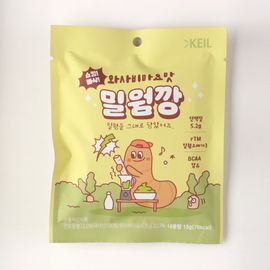 [Keil] Yellow worm snack 4 Piece Set - Protein Snack Gluten Free Diet Snacks - Made in Korea